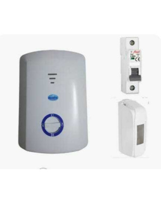 Damla Titanium Elektrikli Şofben 7500W Sigorta Ve Kutusu Dahil Paket 