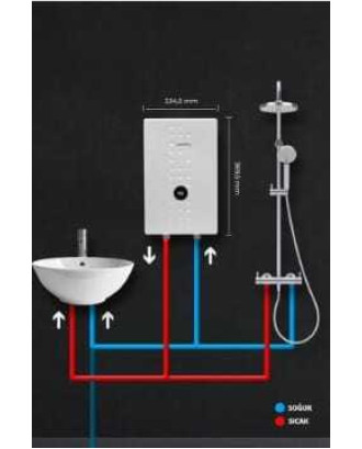 Veito Flow E7 7500 Watt Merkezi Sistem Güneş Su Isıtma Sistemıne Uyumlu 3Mt Kablolu Tam Takım Set Sofben Veito Flow E7 7500 Watt Merkezi Sistem Güneş Su Isıtma Sistemıne Uyumlu 3Mt Kablolu Tam Takım Set Sofben