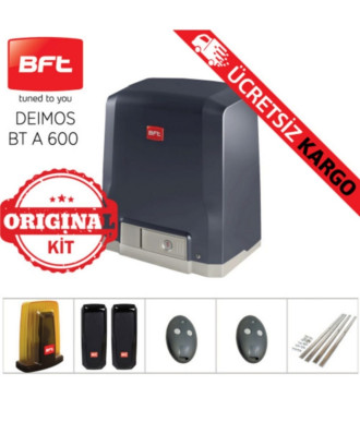BFT Deimos BT A 600 Kapı Motoru (Kit Paket) 4mt krameyer dişli dahil set 